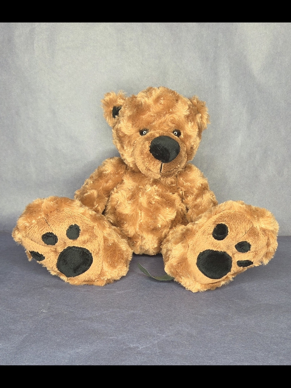 Fancy Zoo Teddy Bear with Black Paw Accents - Soft Cuddly Companion